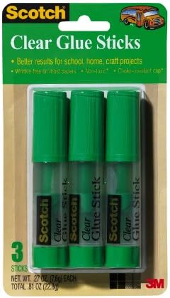Scotch Glue Sticks, 0.27 Ounces, 3 Sticks (6008CGS-3)