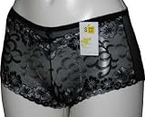 Daniel Axel Embroidered Mesh Shorts BF2807 Black