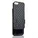 iPhone SE Case, Apple iPhone SE Hard Case Super Slim Belt Clip Holster Case Combo with Kickstand and Swivel Belt Clip for iPhone SE Black