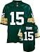 Bart Starr Reebok EQT Replithentic Throwback Green Bay Packers Youth Jersey - Small (8)