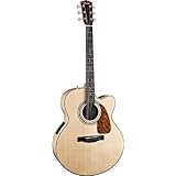 Fender CJ 290SCE Jumbo Cutaway Acoustic-Electric Guitar, Natural
