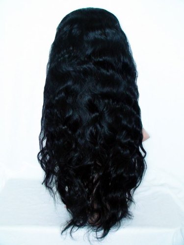 Lace front wig 20 inch 1b Bodywave Indian remy Hair