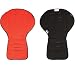 Mountain Buggy Reversible Fleece Liner - Black/Chilli