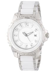 Momentum Womens 1M-DV63W0 Deep 6 Ceramic (Narwhal) Analog Dive 3D Dial and Date Watch