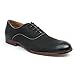 Ferro Aldo Round Toe Black Men's Dress Shoes Lace up Denim Friendly Block Heel Modern Mfa139255