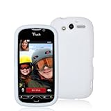 White Silicone Rubber Gel Soft Skin Case Cover for HTC T-Mobile Mytouch 4G  ....