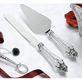 Review Yacanna  / Crown Silver Plated Cake Knife and Server Set