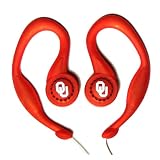University of Oklahoma SportClip Earphones with Wind Up Storage Case for MP3, CD, DVD... by DVD Player