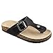 Women Casual Buckle Thong Strap Sandals Flip Flop Platform Footbed TRENDS SNJ SHOES(BIG SALE)