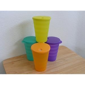 Tupperware 11 Oz Impression Tumblers in Mixed Colors by Tupperware