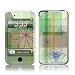 Plaid Flower Design Apple iPod Touch 2G (2nd Gen) / 3G (3rd Gen) Protector Skin Decal Sticker