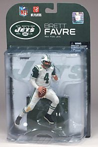 McFarlane Toys NFL Sports Picks Series 19 (2008 Wave 3) Action Figure Brett Favre (New York Jets) White Jersey