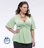 Plus Size Abby Twist Tie Top