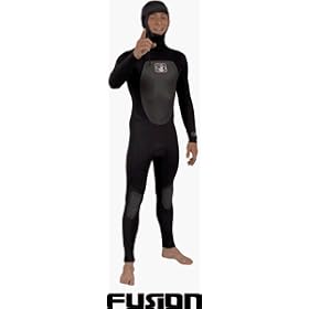 Buy 5 4 3mm Mens Body Glove FUSION Hooded Wetsuit