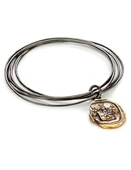 Pyrrha "talisman" Sterling Silver Love Conquers All Multi-Bangle Bracelet