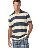 Nautica Malibu Pique Cliffside Stripe Polo Shirt