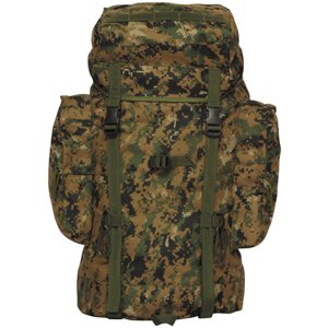 Digital Woodland Camouflage Rio Grande Travel Pack 25 Liter - 21 x 12 x 6 Inches, Backpackers Backpack Bag