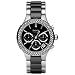 DKNY Women's NY8180 Silver Stainless-Steel Quartz Watch with Black Dial