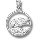 Baylor Bears Bear Pendant (Silver)