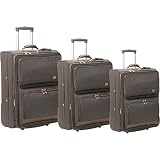 Diane Von Furstenberg Runway 3 Piece Luggage Set (Olive/Bronze)