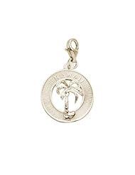 Rembrandt Charms Hawaii Palm Tree Charm with Lobster Clasp