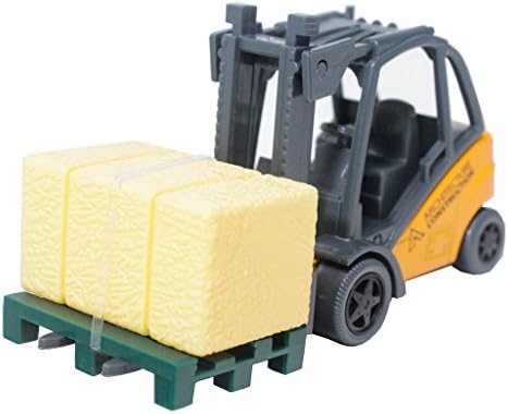 Affluent Town 1:64 Die-Cast Forklift Smith Express Yellow Color Model Collection