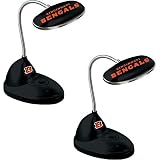 Memory Company Cincinnati Bengals LED Desk Lamp - set of 2
