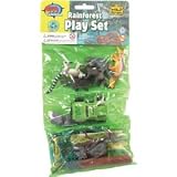 Eco Expedition Rainforest Creatures Playset: Dozen Plastic Mini Animal Toy Figures