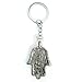 Hamsa Keychain Religious Charm Amulet Kabbalah Evil Eye Chrystal Blue Chain Gift