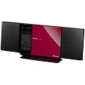 Panasonic SC-HC35EG-R Kompaktanlage (iPod/iPhone Dock, 40 Watt, USB 2.0, Radio mit RDS) rot