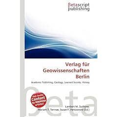 Verlag Fr Geowissenschaften Berlin