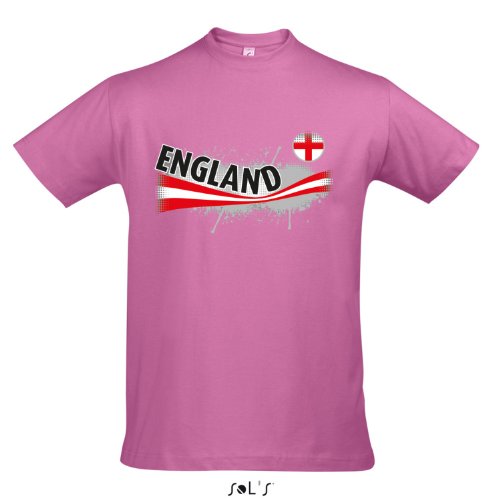 Fanshirt-Herren ENGLAND Ländershirt EM / WM Trikot S-XXL , Orchid pink , M