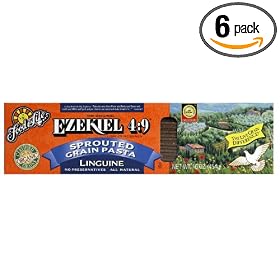 Food For Life Ezekiel 4:9 Organic Sprouted Grain Pasta, Linguine, 16-Ounce Boxes (Pack of 6)