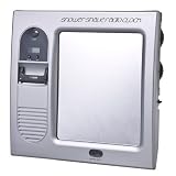 Red Box Shower Radio with Mirror