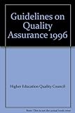 Guidelines on quality assurance, 1996