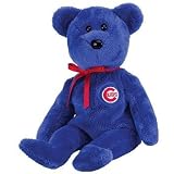 Ty Dusty the Bear Chicago Cubs Sports Promotional Beanie Baby Game Giveaway 5/4/2003