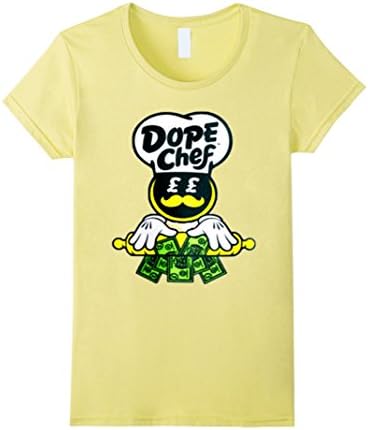 Women's Dope Chef Shirt Small Lemon