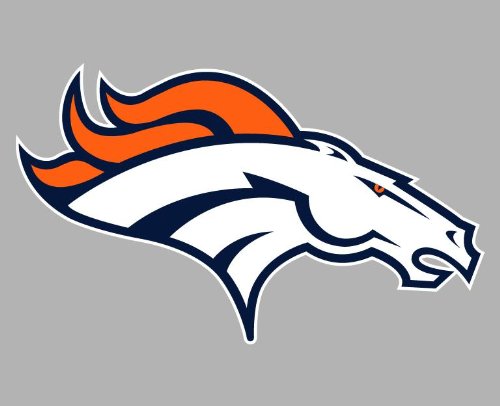 Denver Broncos Auto Car Bumper Decal Sticker 7.5 X 4.5
