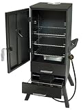 Landmann 3405GLA Two Drawer - Heat Saving "Smoky Moutain" Gas Smoker, 524-Square Inch, Black