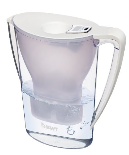 BWT WF 8150-250 Tischwasserfilter 2.7 Liter inklusiv 4 Longlife-Kartuschen, wei&szlig;