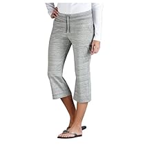 Hot Sale Coolibar UPF 50+ Women's Beach Capris - Sun Protection (Medium - Salt Pepper Heather)