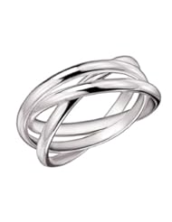 Jewelry: 925 Sterling Silver 3 Band Rolling Ring - Size 10 - Mimi Silver