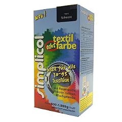 Simplicol Textil-Echtfarbe, fl�ssig, Schwarz, 150 ml