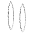 Sterling Silver Braided Hoop Earrings