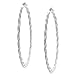 Sterling Silver Braided Hoop Earrings