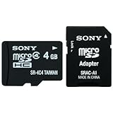 Sony Sr4A4 Micro Secure Digital High-CapacityTM Card (4 Gb) - Memory, Medi ....