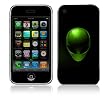 Alien X-File Decorative Skin Cover Decal Sticker for Apple 3G iPhone / iPhone 3GS 3G S