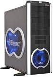 ENERMAXUSA CS ECA5001-BS CHAKRA NO PS System Cabinet (Black with Silver aluminum eSATA)