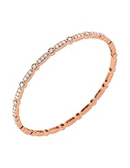 1.32 ct. tw Round Diamond Bangle Bracelet in Prong Setting - G-H SI2 - 18 Kt. Rose Gold