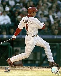 Pat Burrell Philadelphia Phillies Hitting 8x10 Photo